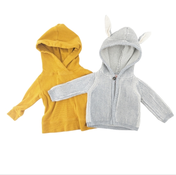 Cat & Jack Kate Quinn Bunny Sweater Bundle NB 0-3 month - Picture 1 of 7